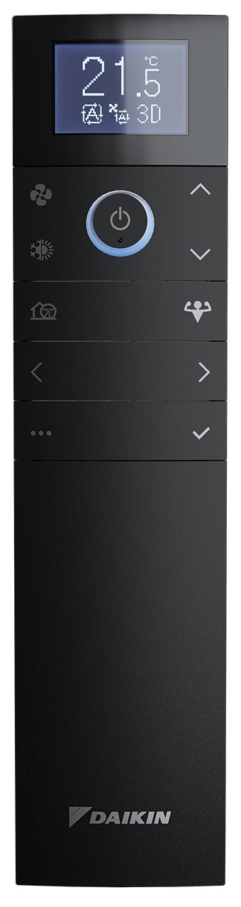 Juodas Daikin Emura ARC488A1B nuotolinio valdymo pultelis