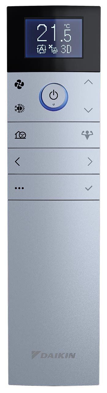 Sidabrinis Daikin Emura ARC488A1S nuotolinio valdymo pultelis