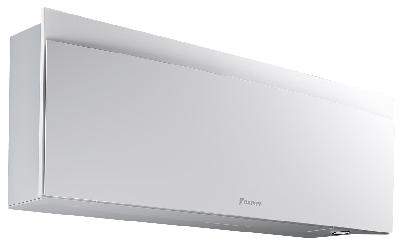 Daikin Emura FTXJ25AW9 vaizdas iš kairės