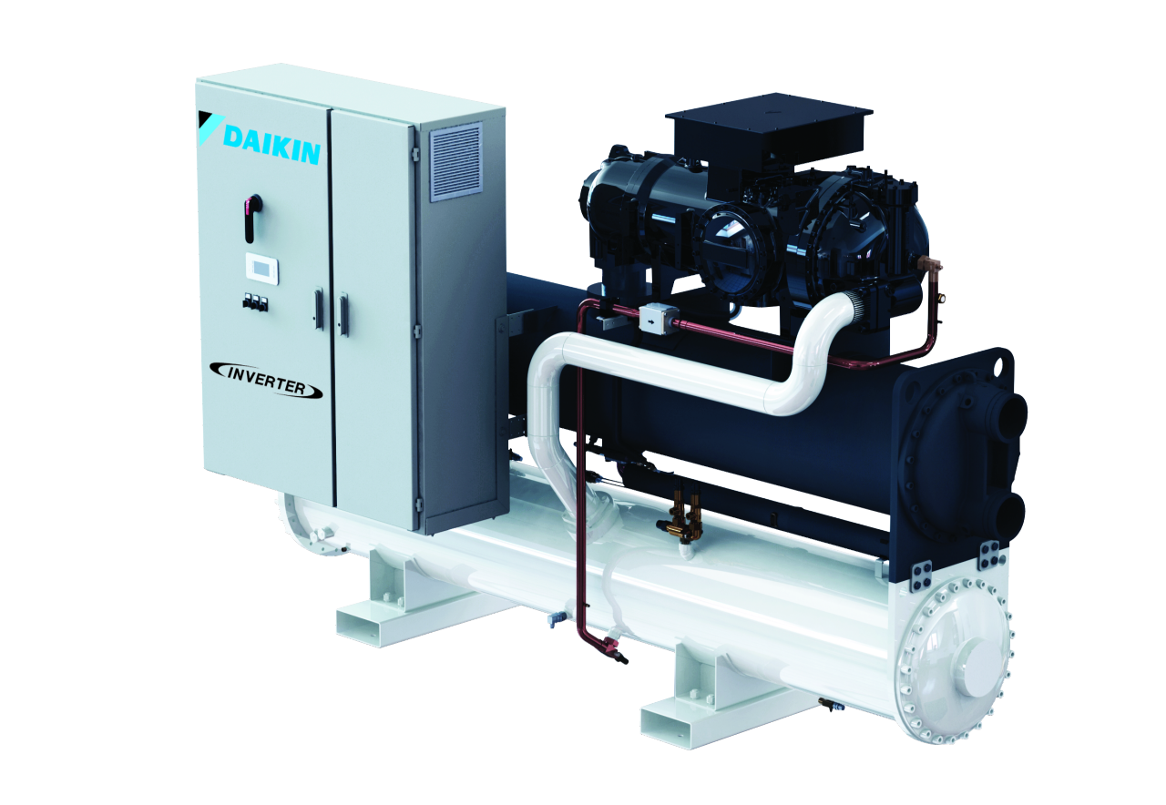 Vandeniu aušinamas šildytuvas